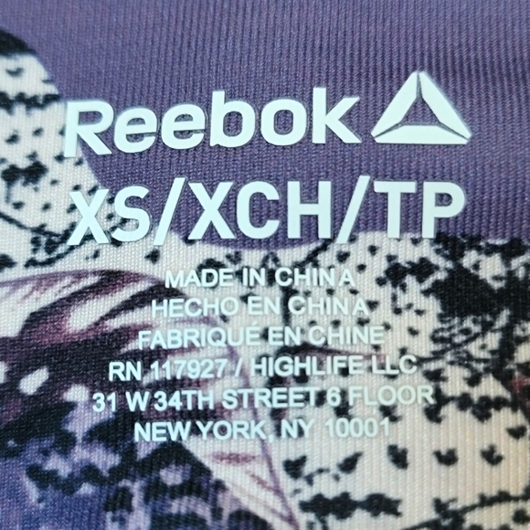 REEBOK WORK OUT LEGGINGS XS - Picture 4 of 4